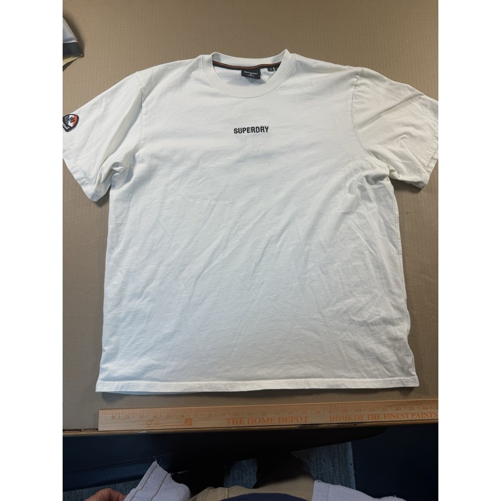 Super Dry T-Shirt Size XXL, Back And Front Embroidery Logos